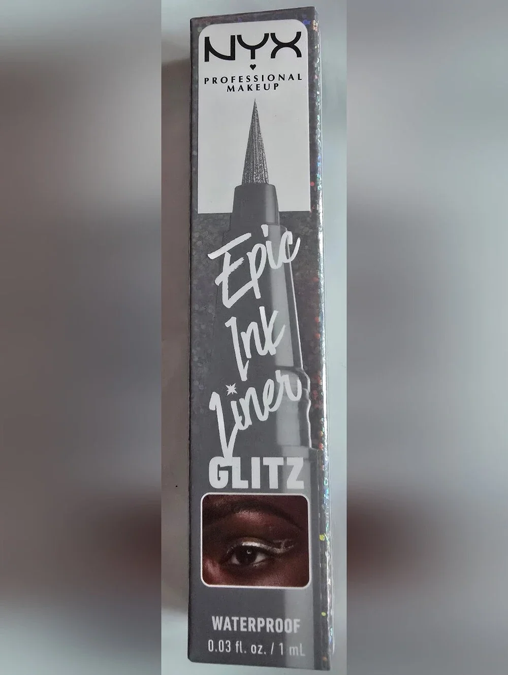 NYX Epic Ink Liner Glitz Metallic Glitter Eyeliner-Flashy Flare